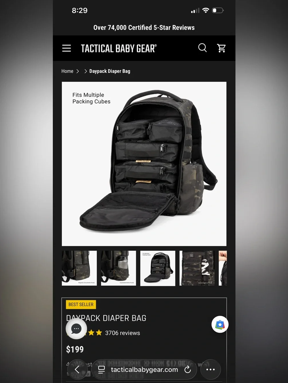 Tactical Baby Diaper Bag